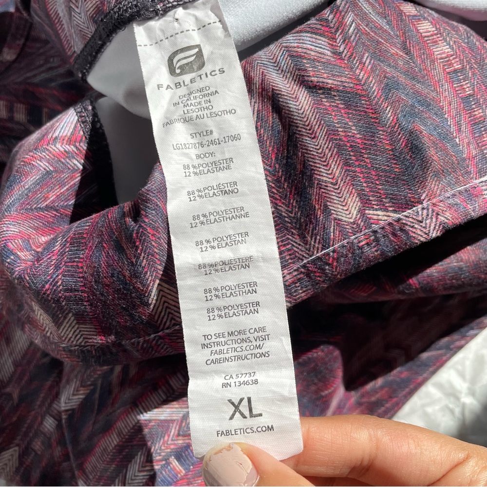 Fabletics High-Waisted Pattern Leggings With Phon… - image 6